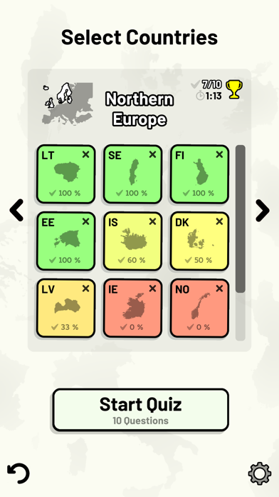 Countries of Europe Quiz screenshot 3