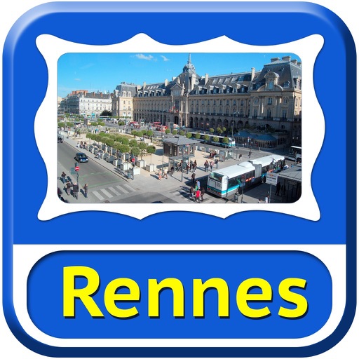Rennes Traveller's Map Guide