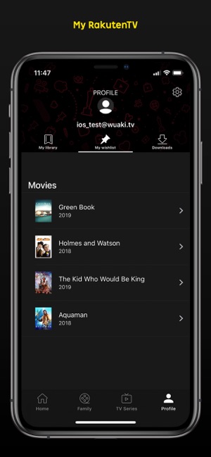 scaricare film rakuten