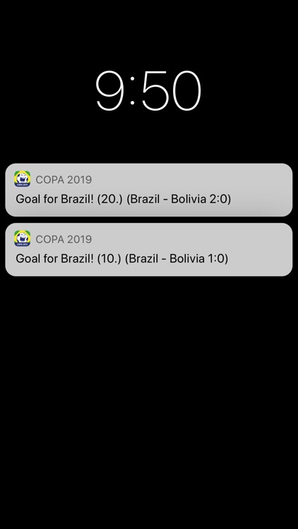 Copa America App 2019 Scores