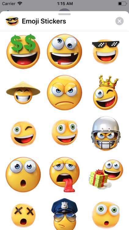 15 Emoji Stickers