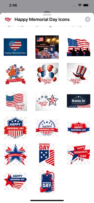 Happy Memorial Day Icons(圖3)-速報App