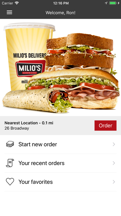 How to cancel & delete Milio's Sandwiches from iphone & ipad 1