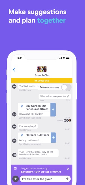 Yoller - Plan with friends(圖3)-速報App