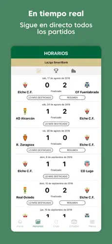 Screenshot 1 Elche CF – App Oficial iphone