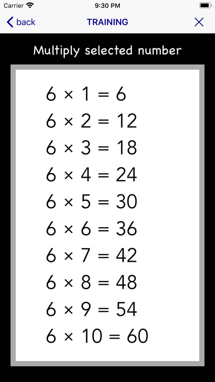 Super Table Math