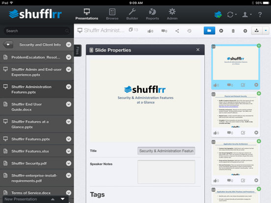 Shufflrr - Presentation Mgmt screenshot