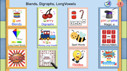 How to cancel & delete Long Vowels, Digraphs, Blends from iphone & ipad 1