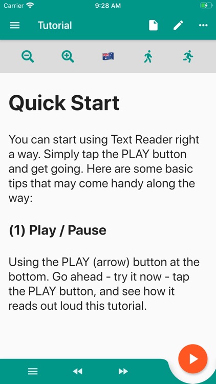 Simple Text Reader (TTSReader)