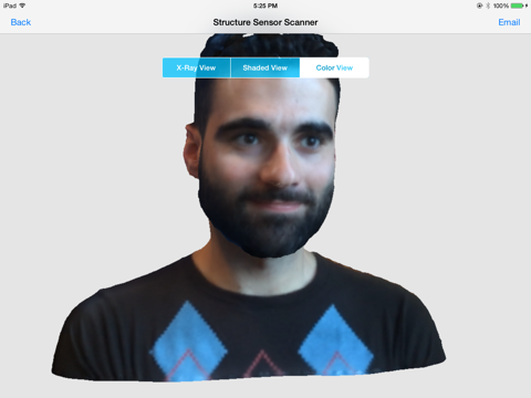 Scanner - Structure SDK - náhled