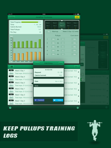 Pullups Coach Pro for iPad - náhled