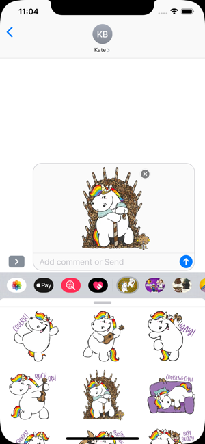 Pummeleinhorn Unicorn Stickers(圖1)-速報App