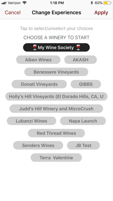 My Wine Society screenshot 2