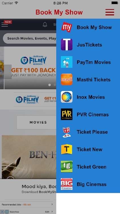 Movie Tickets Hub