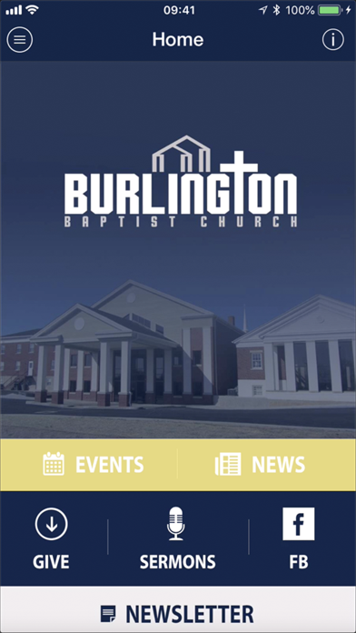 Burlington Baptist Church screenshot 2