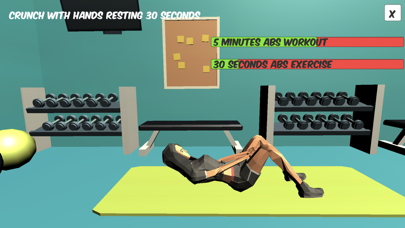 ABS - 5 min Six Pack Workout screenshot 4