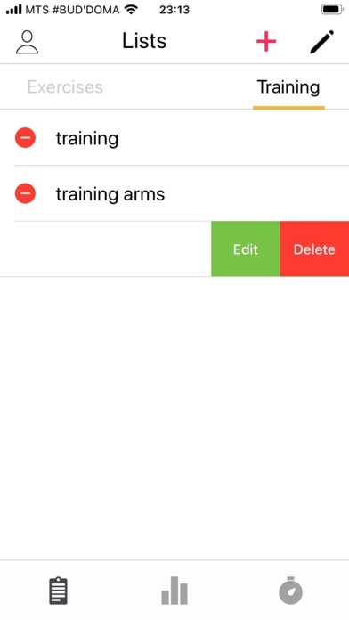 Your Training: Fitness Diary screenshot 2