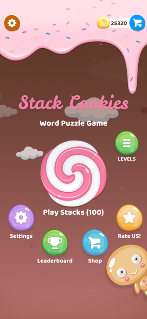 Stack Cookies Word Puzzle Game(圖3)-速報App