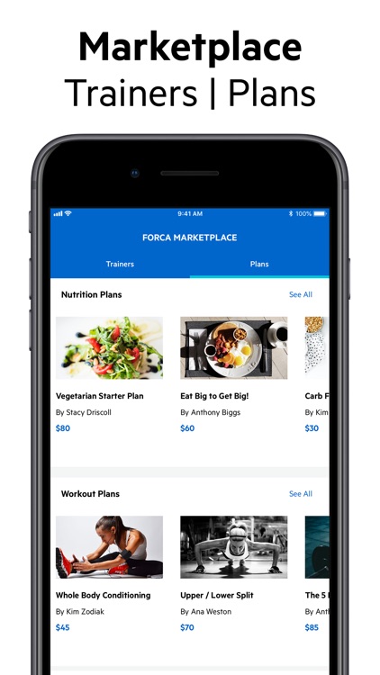 Forca: Workout & Meal Planner