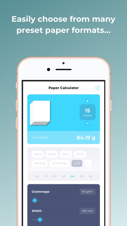 Paper Weight Calculator Pro screenshot-3