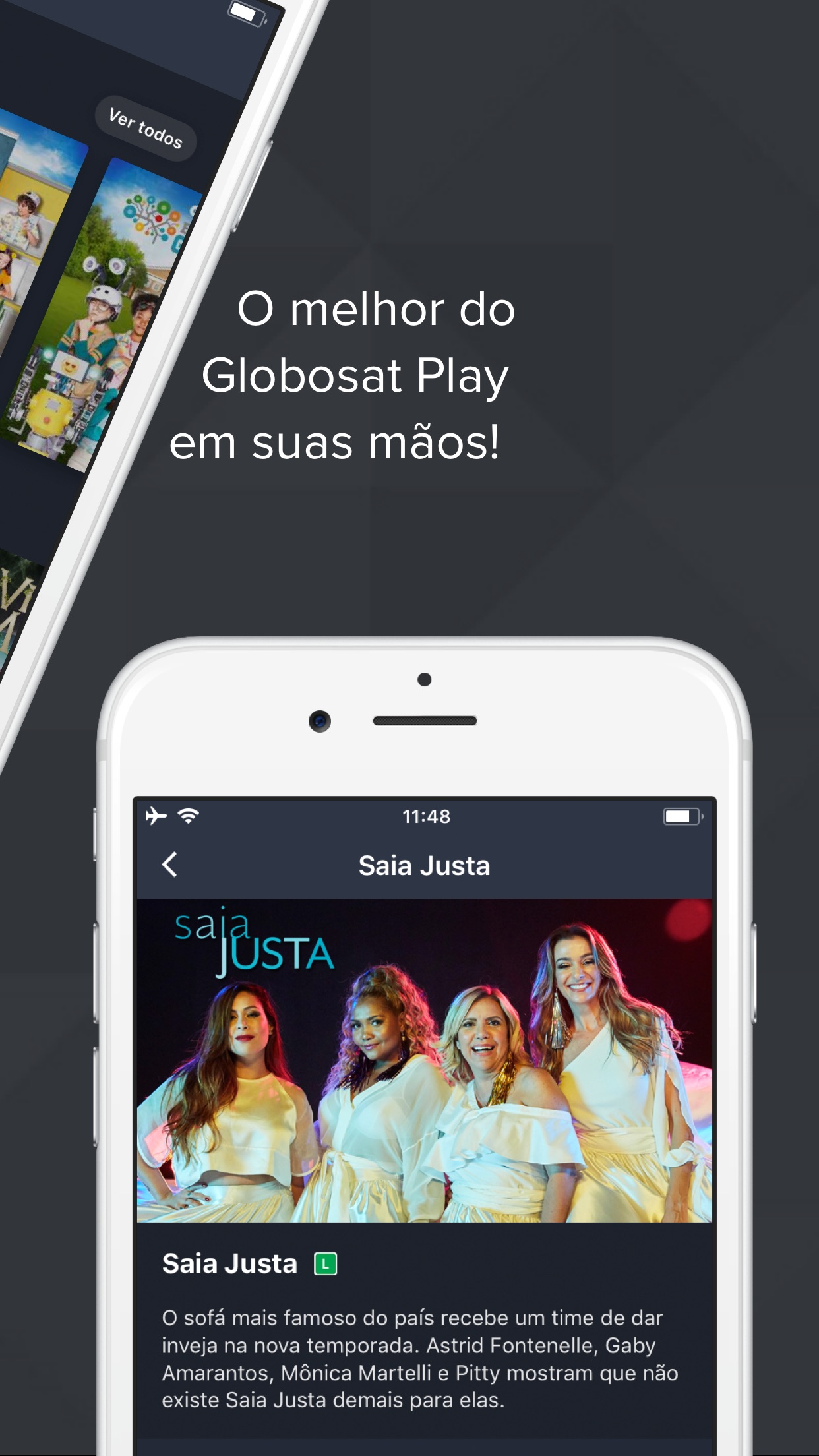 Screenshot do app Globosat Play