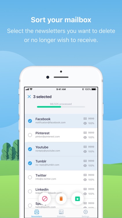 Cleanfox, Inbox & Spam Cleaner