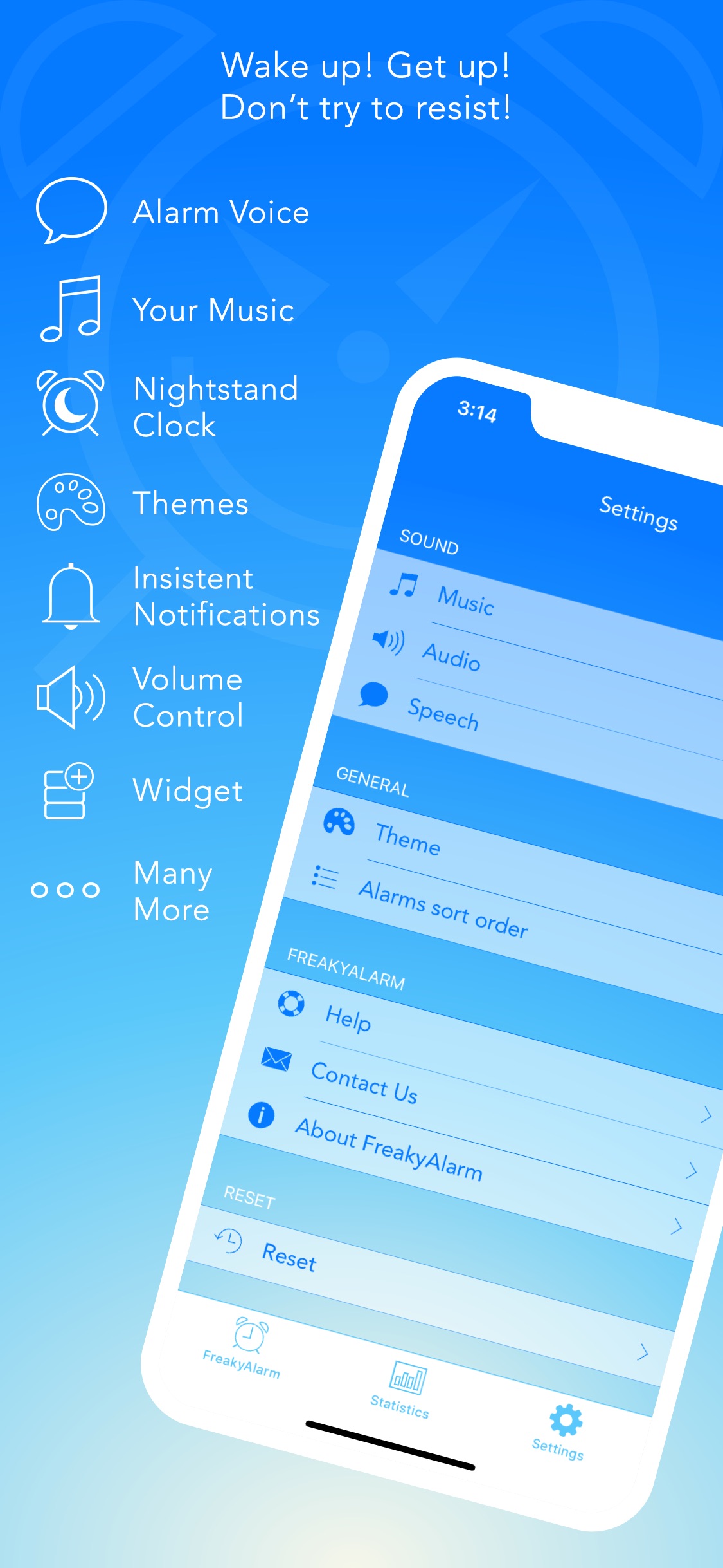 Screenshot do app FreakyAlarm — Games & Barcodes