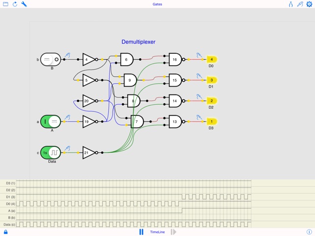 Digital Circuit Design App Circuit Diagram