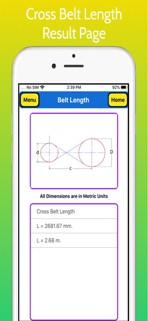 Belt Length Calculator Pro(圖7)-速報App