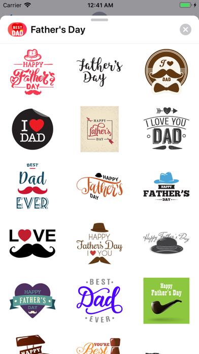 Happy Fathers Day Cards Pack screenshot 2