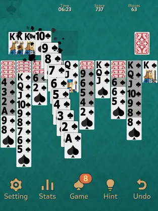 Captura de Pantalla 2 Spider Solitaire: Kingdom iphone