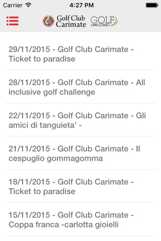 Golf Club Carimate screenshot 4