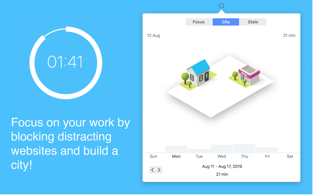 Focus City - Pomodoro Timer