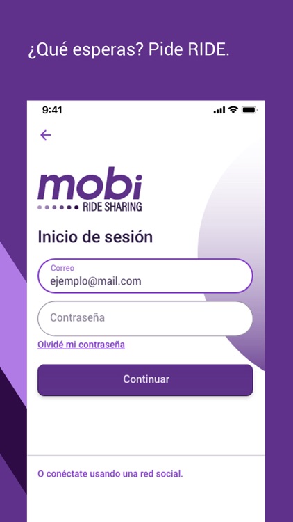 mobi RIDE SHARING – Transporte screenshot-3