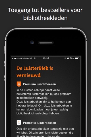 LuisterBieb screenshot 2