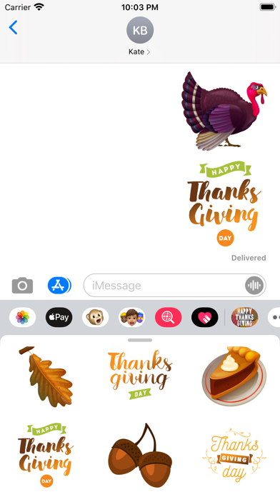 Thanksgiving Countdown · Text screenshot 2