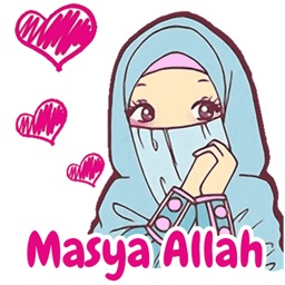 Sticker Wa Hijab Muslim