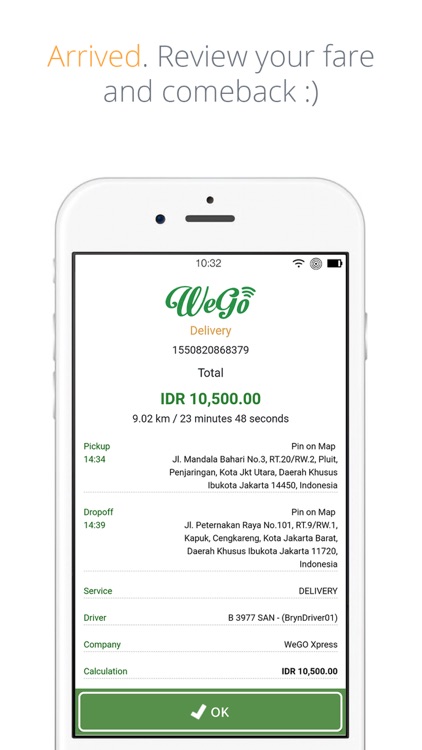 Wego Express Driver Apps screenshot-3