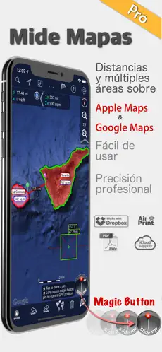 Screenshot 1 Mide Mapas Pro iphone