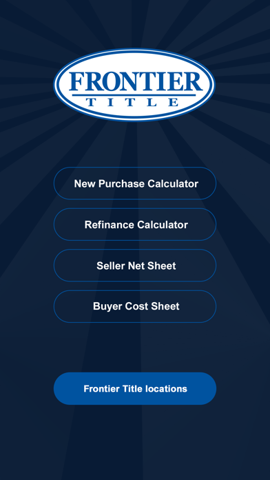 How to cancel & delete Frontier Title Calculator from iphone & ipad 1