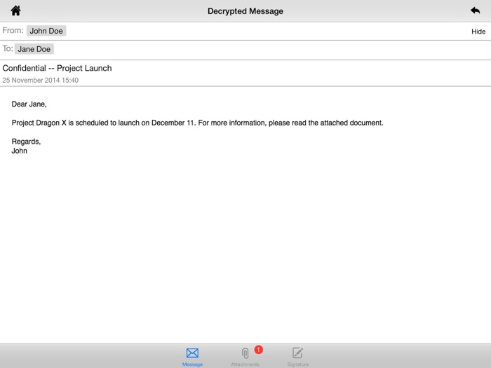 Symantec Mobile Encryption