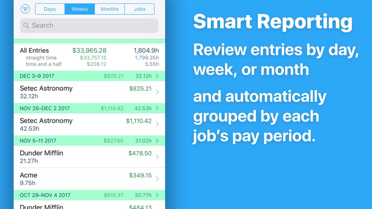 HoursTracker: Hours and Pay