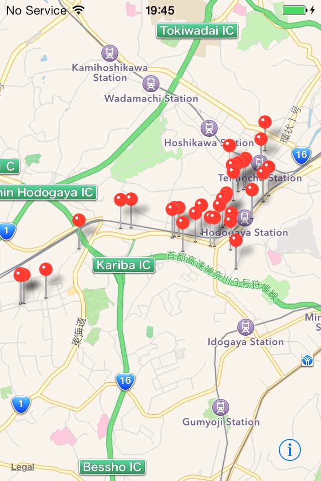 Hodogaya history walking map screenshot 4