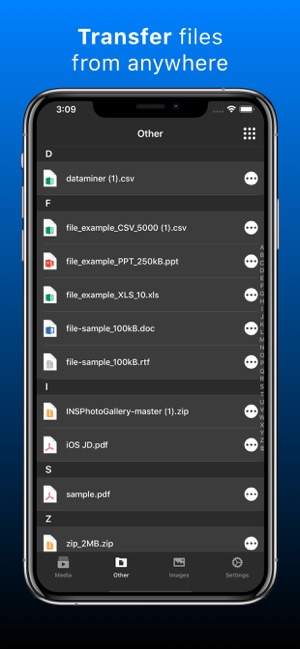 My Media Files: File Manager