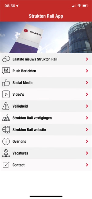 Strukton Rail App