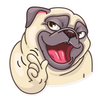 Funny Pug Stickers Pack apk