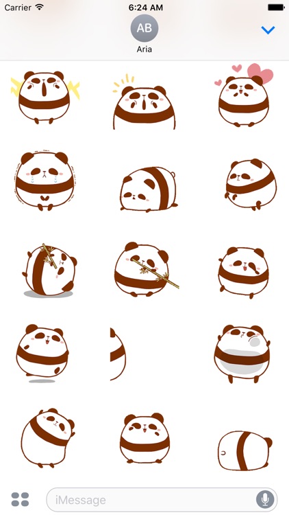 Animated Cute And Chubby Panda