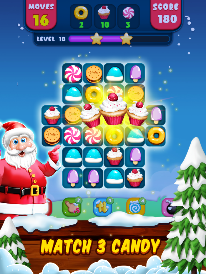 Candy World - Christmas Games