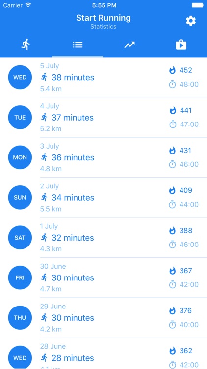 Start Running. Couch to 5k screenshot-4