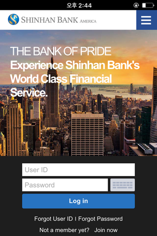 Shinhan Bank America Mobile. - náhled